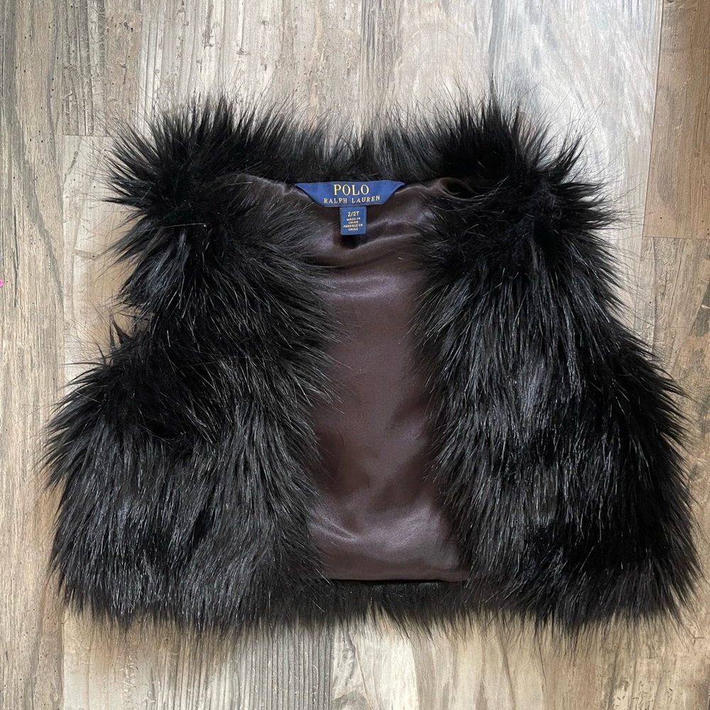 Polo Ralph Lauren Faux Fur Vest 2T